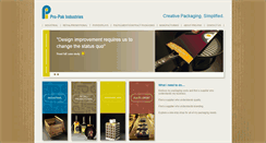 Desktop Screenshot of pro-pakindustries.com